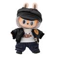 Vintage Aviator Style Outfit Set for Labubu Doll 17cm - 5 Pcs