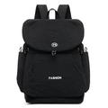 Vintage Color Block Large-Capacity Canvas Backpack
