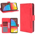 Vintage Series HTC Desire 21 Pro 5G Wallet Case with Card Holder - Red