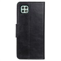 Vintage Series Samsung Galaxy A22 5G, Galaxy F42 5G Wallet Case - Black