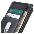 Vintage Series Samsung Galaxy A22 5G, Galaxy F42 5G Wallet Case - Black