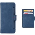 Vintage Series Motorola Moto G 5G Plus Wallet Case with Card Holder - Blue