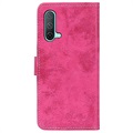 Vintage Series OnePlus Nord CE 5G Wallet Case - Hot Pink