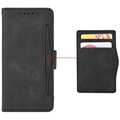 Vintage Series Samsung Galaxy M12 Wallet Case with Card Holder - Black