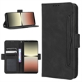 Vintage Series Samsung Galaxy M12 Wallet Case with Card Holder - Black