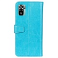 Vintage Series Xiaomi Redmi Note 10/10S Wallet Case - Light Blue