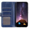 Vivo X80 Pro Wallet Case with Magnetic Closure - Blue