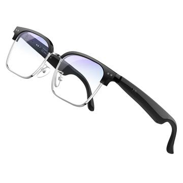 W100D AI Bluetooth Smart Audio Glasses with Real-Time Translation - Anti-Blue Light