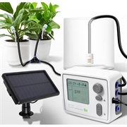 WD-01GD Smart Solar Plant Watering System - Dual Pump, Timer, Adjustable Drip Arrows