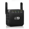 WD-611U 300Mbps WiFi Extender with Dual Antennas - EU Plug - Black