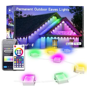 WY021 Waterproof Smart Outdoor Eaves Light with App Control - 15m/30 LEDs