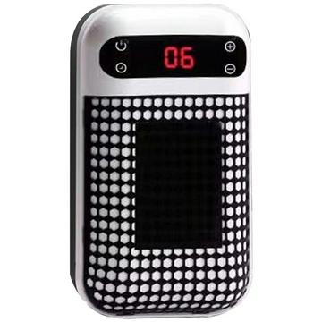 Wall-Mounted Mini Fan Heater - 500W - White