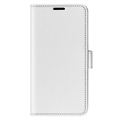 Honor 90 Wallet Case with Magnetic Closure - White
