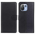 Xiaomi Mi 11 Lite 5G Wallet Case with Magnetic Closure - Black