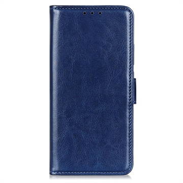 Nokia C02 Wallet Case with Magnetic Closure - Blue