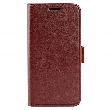 Samsung Galaxy A34 5G Wallet Case with Magnetic Closure - Brown