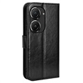 Asus Zenfone 9 Wallet Case with Stand Feature - Black