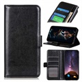 Huawei Y6p Wallet Case with Magnetic Closure - Black