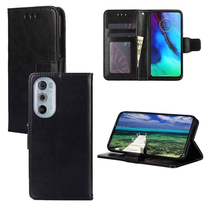 Motorola Edge 30 Pro Wallet Case with Closure