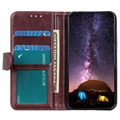 Motorola Moto G200 5G Wallet Case with Magnetic Closure - Brown