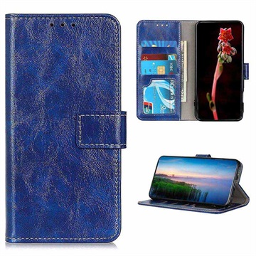 Motorola Moto G52 Wallet Case with Magnetic Closure - Blue