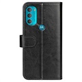 Motorola Moto G71 5G Wallet Case with Magnetic Closure - Black