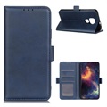 Motorola Moto G9 Play Wallet Case with Magnetic Closure - Blue