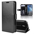 Nokia 2.2 Wallet Case with Magnetic Closure - Black