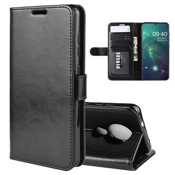 Nokia 6.2/7.2 Wallet Case with Magnetic Closure - Black