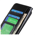 Nokia C200 Wallet Case with Magnetic Closure - Black