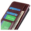 Nokia X10/X20 Wallet Case with Magnetic Closure - Brown