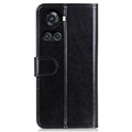 OnePlus Ace/10R Wallet Case with Magnetic Closure - Black