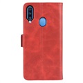 Samsung Galaxy A20s Wallet Case with Magnetic Closure - Red