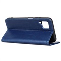 Samsung Galaxy A42 5G Wallet Case with Magnetic Closure - Blue