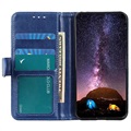 Samsung Galaxy A42 5G Wallet Case with Magnetic Closure - Blue