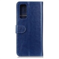 Samsung Galaxy A52 5G, Galaxy A52s Wallet Case with Magnetic Closure - Blue