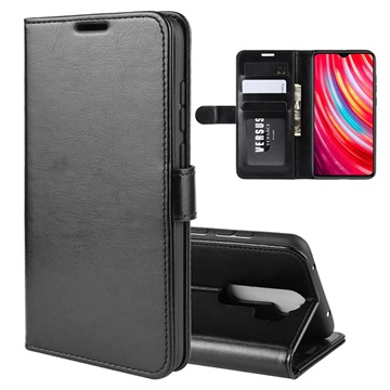 Xiaomi Redmi Note 8 Pro Wallet Case with Magnetic Closure - Black