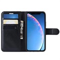 iPhone 11 Wallet Case with Magnetic Closure - Black