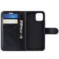 iPhone 11 Wallet Case with Magnetic Closure - Black