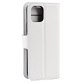 iPhone 11 Wallet Case with Magnetic Closure - White