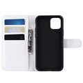 iPhone 11 Wallet Case with Magnetic Closure - White