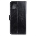 iPhone 12/12 Pro Wallet Case with Magnetic Closure - Black