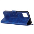 iPhone 12/12 Pro Wallet Case with Magnetic Closure - Blue