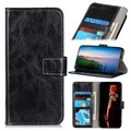 iPhone 12 mini Wallet Case with Magnetic Closure - Black