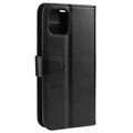 iPhone 11 Pro Max Wallet Case with Magnetic Closure - Black