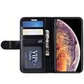 iPhone 11 Pro Max Wallet Case with Magnetic Closure - Black