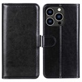 iPhone 14 Pro Wallet Case with Stand Feature - Black