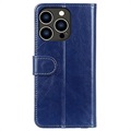 iPhone 14 Pro Wallet Case with Stand Feature - Blue