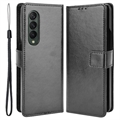 Samsung Galaxy Z Fold4 Wallet Case with Card Pocket - Black