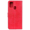 OnePlus Nord N100 Wallet Case with Kickstand Feature - Red